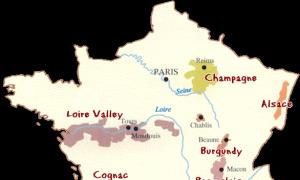 مناطق النبيذ في فرنسا