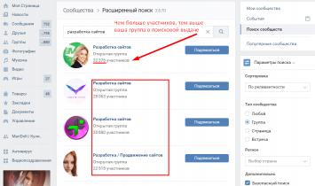 إن الحصول على مشتركين في مجموعة VKontakte أمر مدفوع الأجر ولكنه رخيص