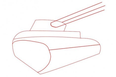 رسم قلم رصاص من الخزان هو 7. كيفية رسم خزان ، بناء مرحلي